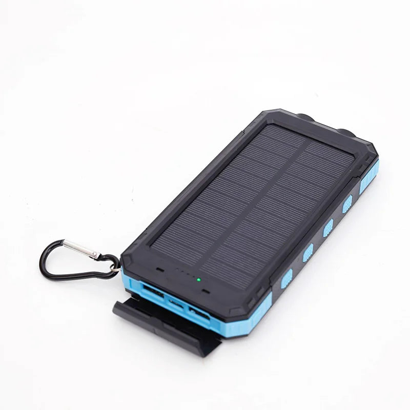 Batería solar portátil con linternas