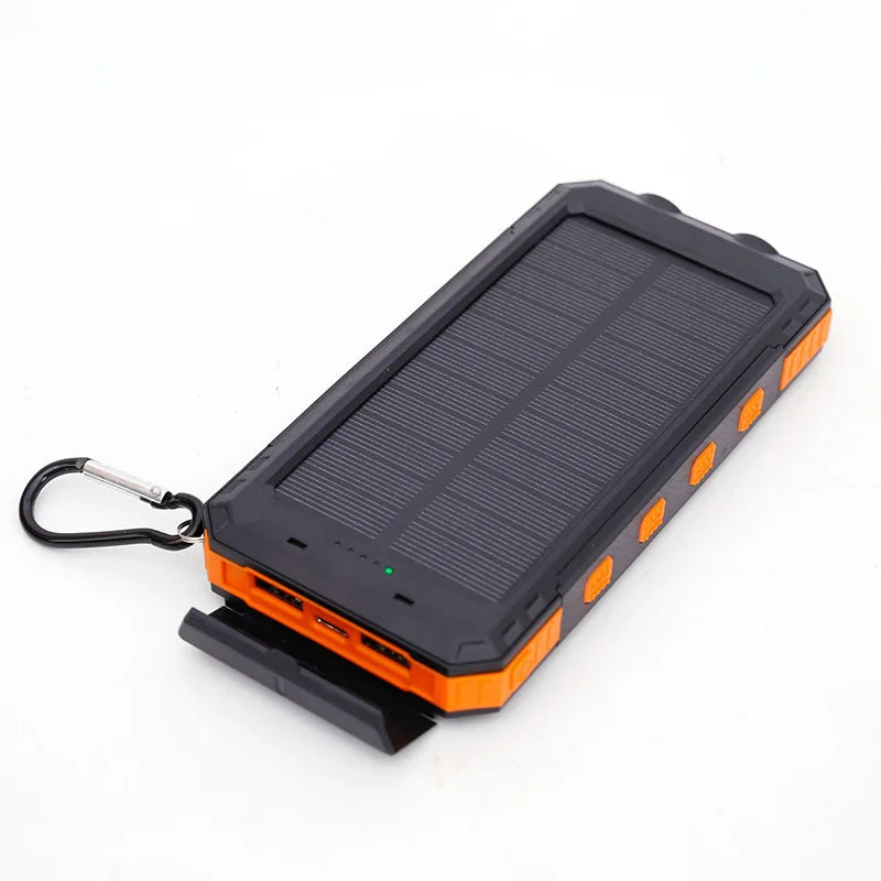Batería solar portátil con linternas