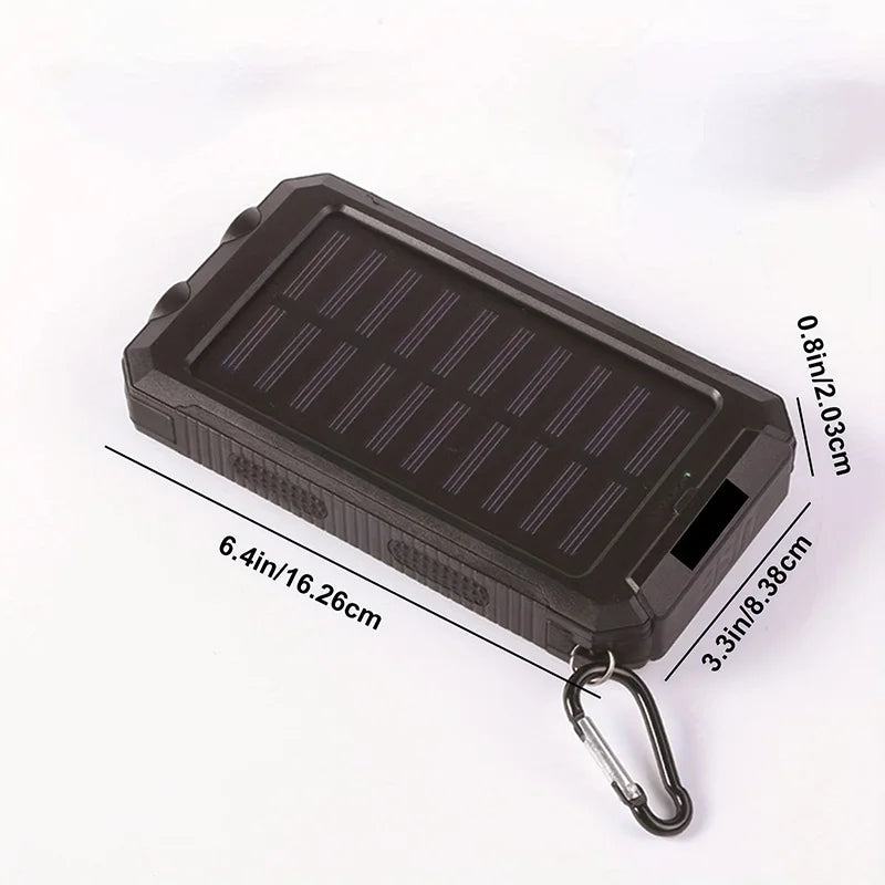 Batería solar portátil con linternas