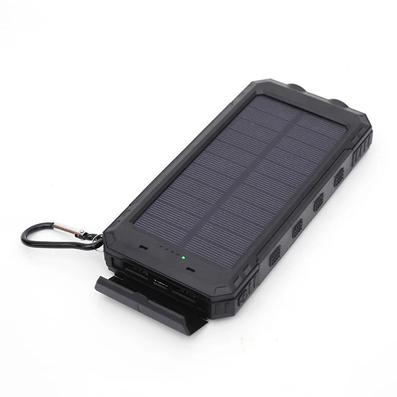 Batería solar portátil con linternas